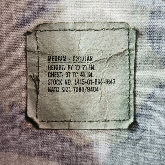 Team Jesus Custom Upcycled U.S. Military Camo Jacket, Unisex M/L - Picture 5 of 8